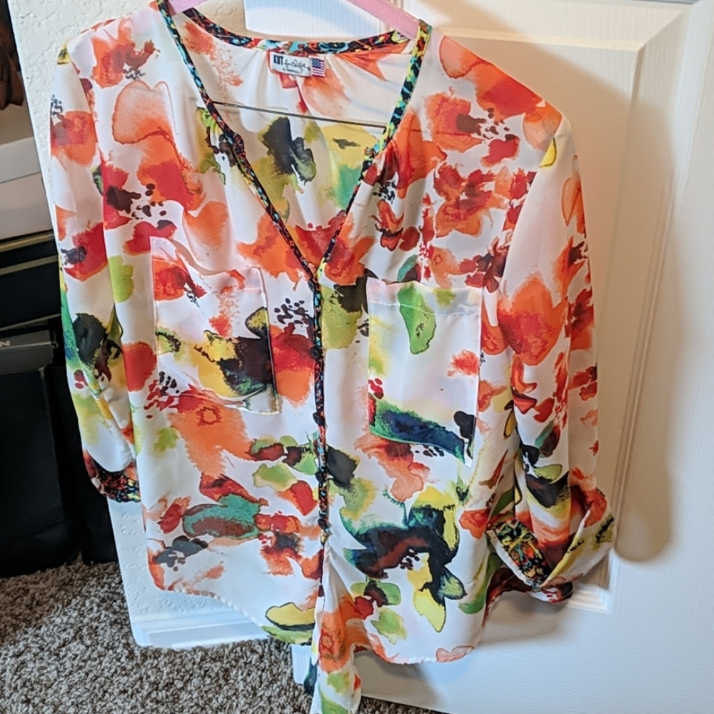 Floral blouse